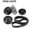 SKF VKMA 65099 - Jeu de courroies trapézoïdales à nervures