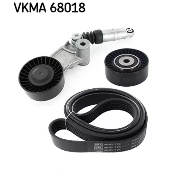 Jeu de courroies trapézoïdales à nervures SKF OEM 23770AA040