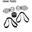 SKF VKMA 70000 - Jeu de courroies trapézoïdales à nervures