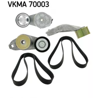 SKF VKMA 70003 - Jeu de courroies trapézoïdales à nervures
