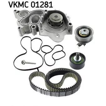 Pompe à eau + kit de courroie de distribution SKF VKMC 01281