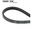 SKF VKMV 3SK628 - Courroie trapézoïdale à nervures