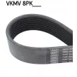 Courroie trapézoïdale à nervures SKF [VKMV 8PK1310]