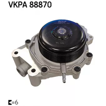 Pompe à eau, refroidissement du moteur SKF VKPA 88870 pour MERCEDES-BENZ CLASSE E E 220 BlueTEC - 177cv