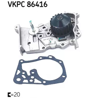 Pompe à eau SKF VKPC 86416