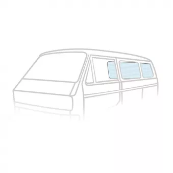 Vitre arrière, dégivrante YOUNG PARTS 8951-100 pour VOLKSWAGEN TRANSPORTER - COMBI 1.7 D - 57cv