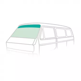 Pare-brise - vert-vert YOUNG PARTS 8951-006 pour VOLKSWAGEN TRANSPORTER - COMBI 2.1 i - 92cv