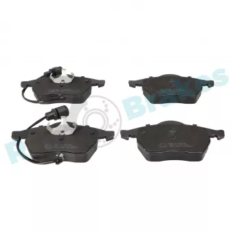 Jeu de 4 plaquettes de frein avant RAP BRAKES R-P0038