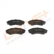Jeu de 4 plaquettes de frein avant Dr!ve+ [DP1010.10.0223]