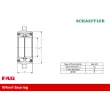 FAG 713 6111 40 - Roulement de roue arrière