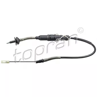TOPRAN 102 850 - Tirette à câble, commande d'embrayage