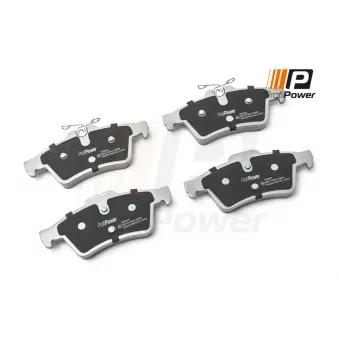 ProfiPower 1B2002 - Jeu de 4 plaquettes de frein arrière