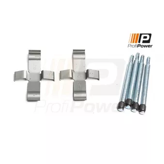 ProfiPower 9B1033 - Kit d'accessoires, plaquette de frein à disque