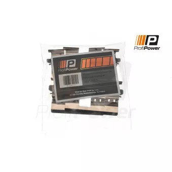 ProfiPower 9B1083 - Kit d'accessoires, plaquette de frein à disque