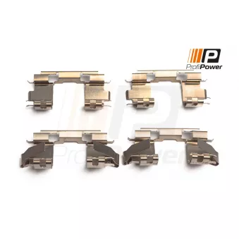 ProfiPower 9B1126 - Kit d'accessoires, plaquette de frein à disque