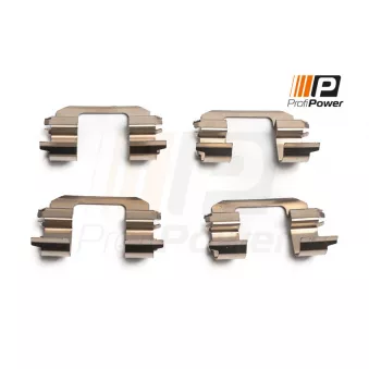 ProfiPower 9B1129 - Kit d'accessoires, plaquette de frein à disque