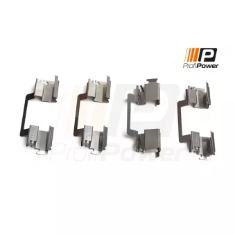 ProfiPower 9B1192 - Kit d'accessoires, plaquette de frein à disque