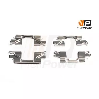ProfiPower 9B1197 - Kit d'accessoires, plaquette de frein à disque