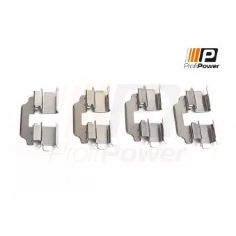 ProfiPower 9B1214 - Kit d'accessoires, plaquette de frein à disque