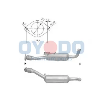 OYODO 20N0033-OYO - Filtre à particules / à suie, échappement