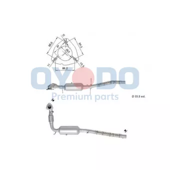 OYODO 20N0132-OYO - Filtre à particules / à suie, échappement