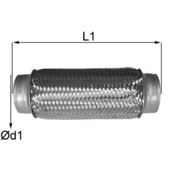 IMASAF 06.41.60 - Tuyau flexible, échappement