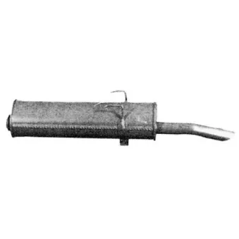 Silencieux arrière IMASAF OEM 172659