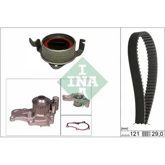 INA 530 0309 30 - Pompe à eau + kit de courroie de distribution