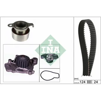 INA 530 0312 30 - Pompe à eau + kit de courroie de distribution