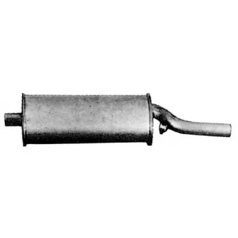 Silencieux arrière IMASAF OEM 171253609L