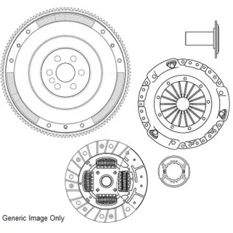 NATIONAL CK10103F - Kit d'embrayage + volant moteur