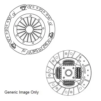 NATIONAL CK10387 - Kit d'embrayage