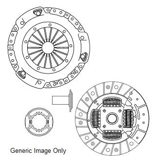 NATIONAL CK9549T - Kit d'embrayage