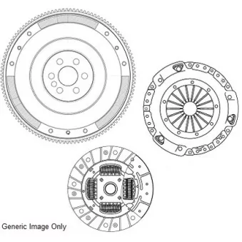 NATIONAL CK9930F - Kit d'embrayage + volant moteur