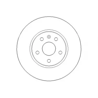 Jeu de 2 disques de frein arrière NATIONAL [NBD1581]