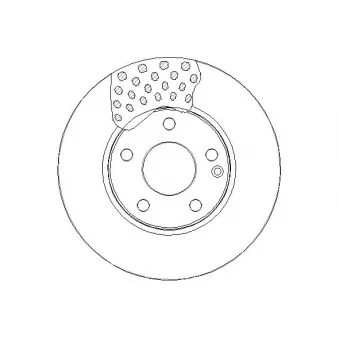 Jeu de 2 disques de frein arrière NATIONAL [NBD1605]
