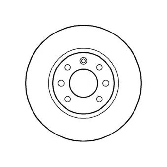 NATIONAL NBD180 - Jeu de 2 disques de frein arrière