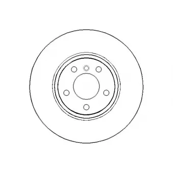 NATIONAL NBD1827 - Jeu de 2 disques de frein arrière