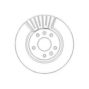 NATIONAL NBD1883 - Jeu de 2 disques de frein arrière