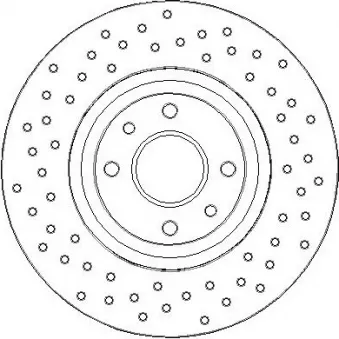 NATIONAL NBD2027 - Jeu de 2 disques de frein arrière