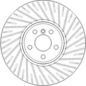 NATIONAL NBD2127 - Disque de frein arrière gauche