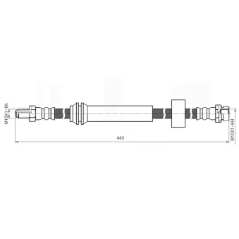 Flexible de frein NATIONAL NBH6040