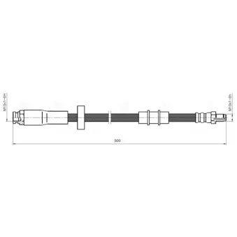 Flexible de frein NATIONAL NBH6075