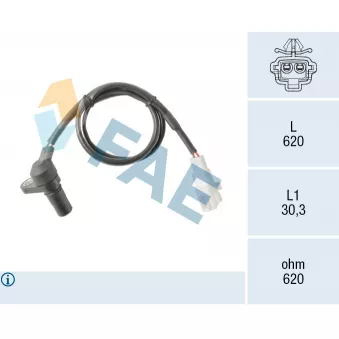 FAE 79525 - Capteur, vitesse/régime