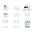 Saleri SIL K1PA1054 - Pompe à eau + kit de courroie de distribution
