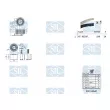 Saleri SIL K1PA1246A1 - Pompe à eau + kit de courroie de distribution