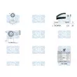 Saleri SIL K1PA1282 - Pompe à eau + kit de courroie de distribution