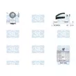 Saleri SIL K1PA1404 - Pompe à eau + kit de courroie de distribution