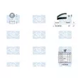 Saleri SIL K1PA1463 - Pompe à eau + kit de courroie de distribution
