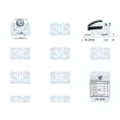 Saleri SIL K1PA1495 - Pompe à eau + kit de courroie de distribution